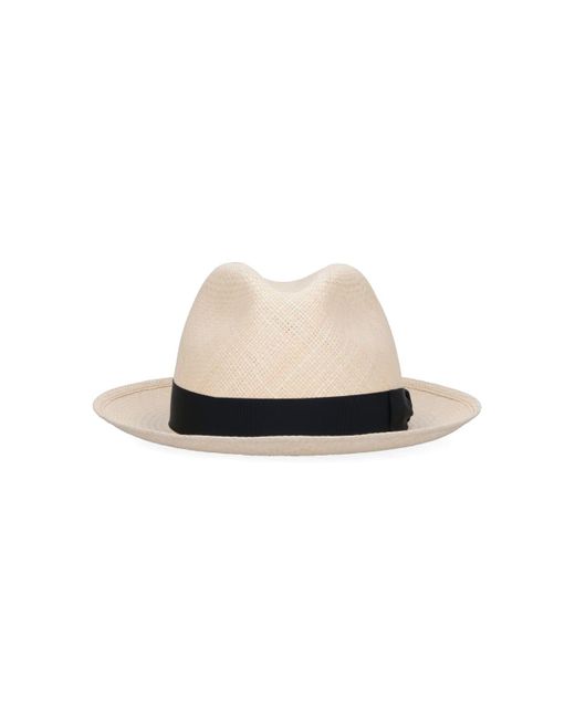 Borsalino White 'panama' Hat for men