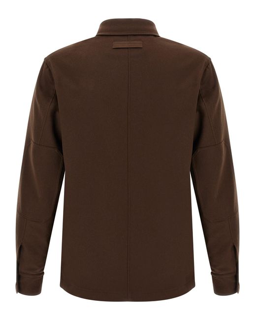 Zegna Brown 'Alba' Shirt for men