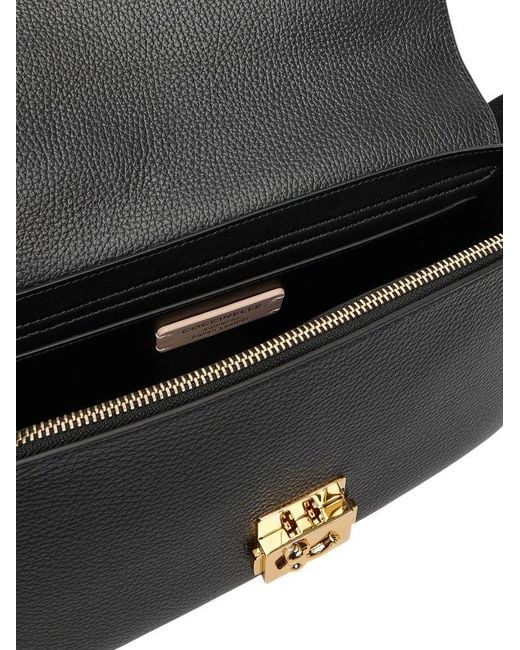 Coccinelle Black Handbag Bovine Leather Bags Handbags