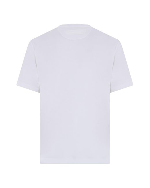 Zegna White Cotton T-Shirt T-Shirts for men