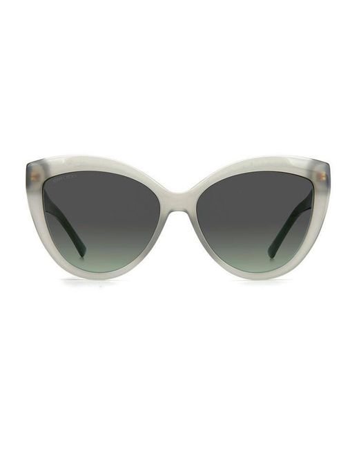 Jimmy Choo Gray Sinnie-G-S Celluloid Occhiali Sole