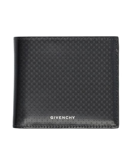 Givenchy Black 4Cc Billfold Coin Wallet for men