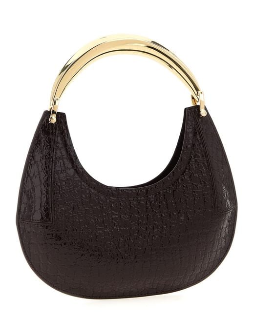 Elisabetta Franchi Black Hobo Shoulder Bags