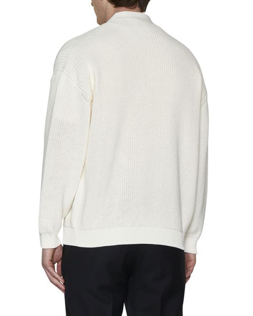 Lardini White Sweater for men