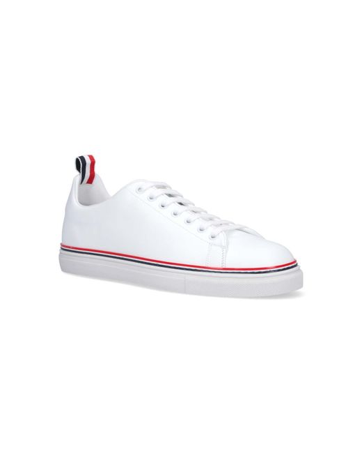 Thom Browne White "heritage" Low-top Sneakers for men