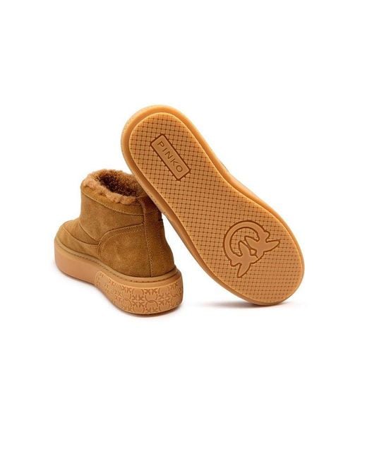 Pinko Brown Boots Footwear