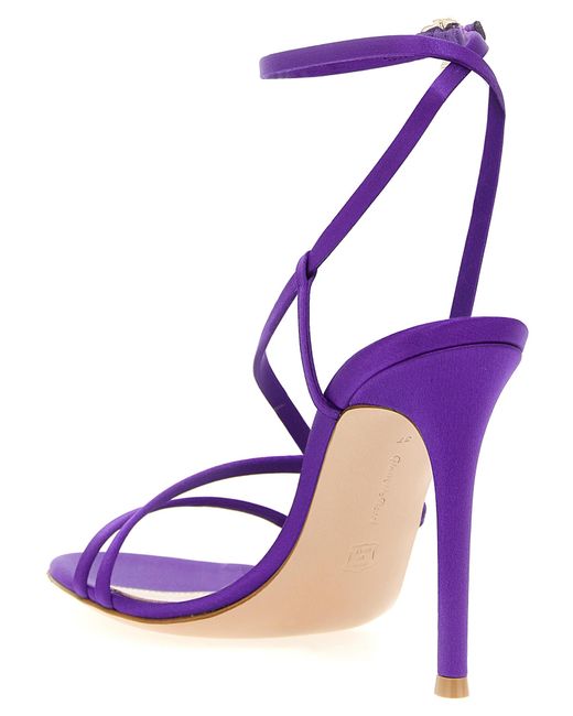 Gianvito Rossi Purple 'Orchid' Sandals
