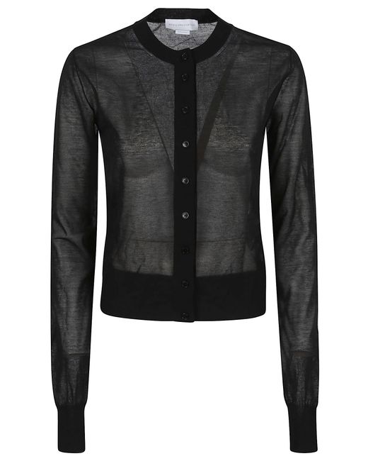 Stella McCartney Black Ultra-Lightweight Knit Cardigan