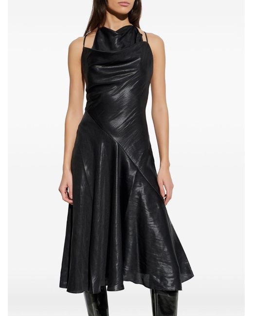 DIESEL Black Dresses Pl+Coatingpc
