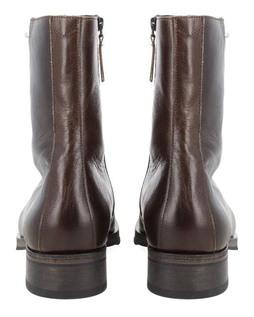 Our Legacy Brown Boots Camion Leather for men