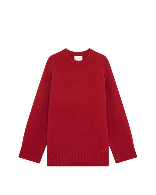 Loulou Studio Red Safi Sweater