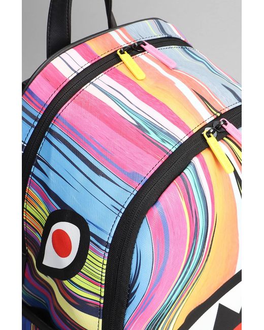 Sprayground Backpack In Multicolor Pvc in Gray for Men | Lyst