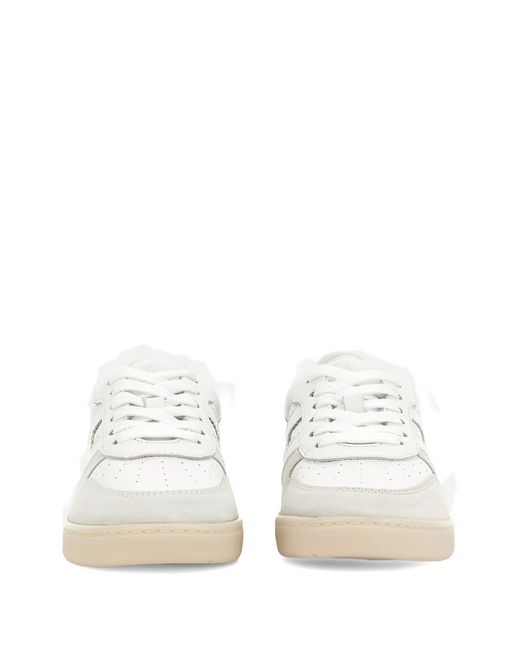 Hogan White Cool Basket Leather Sneakers