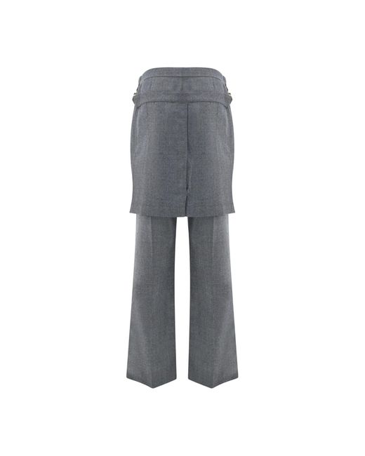 Fendi Gray Flannel Pants