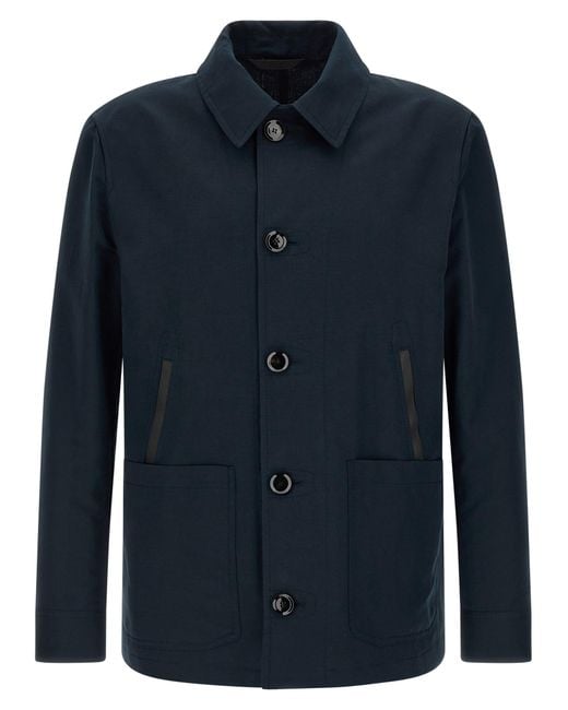 Brioni Blue Desert Jacket for men
