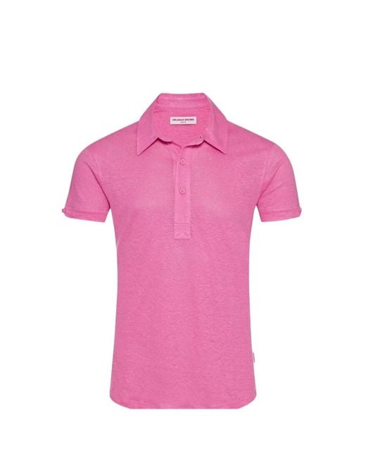 Orlebar Brown Pink Sebastian Linen-276071-Candy Clothing for men