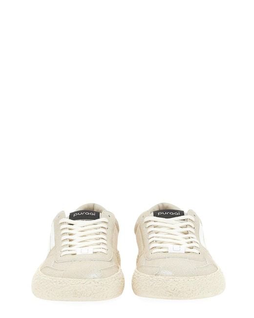 PURAAI White Almond Sneaker