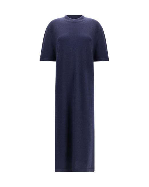 Sa Su Phi Blue Cashmere Long Dress