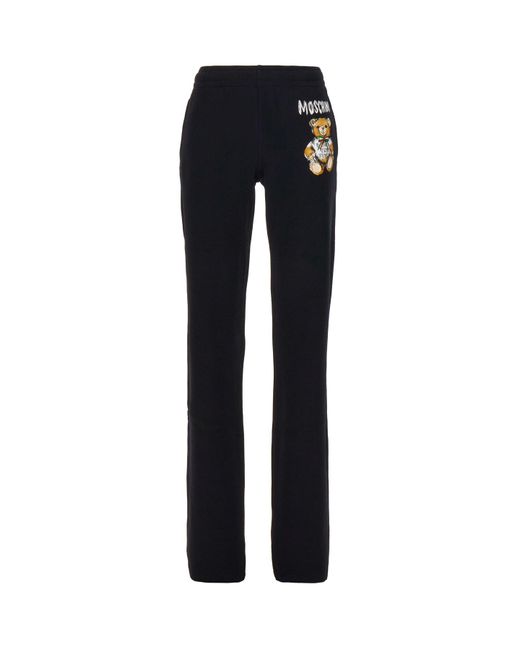 Moschino Black Cotton Joggers