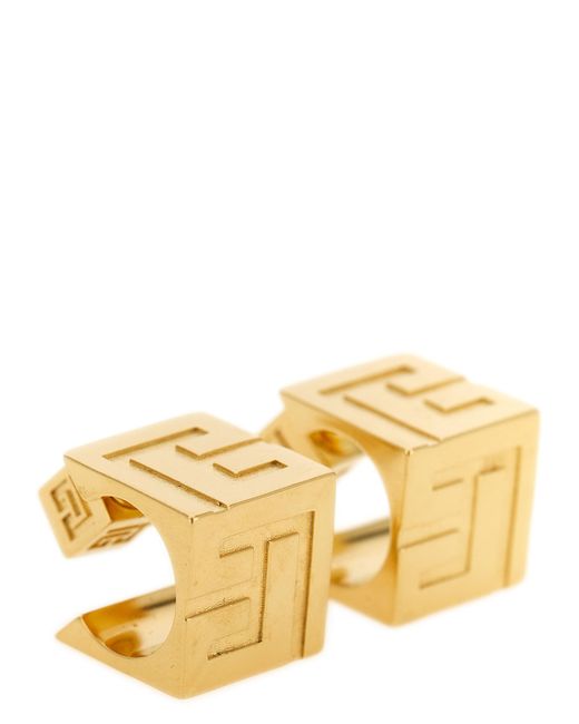 Balmain Metallic Pb 3D Earrings