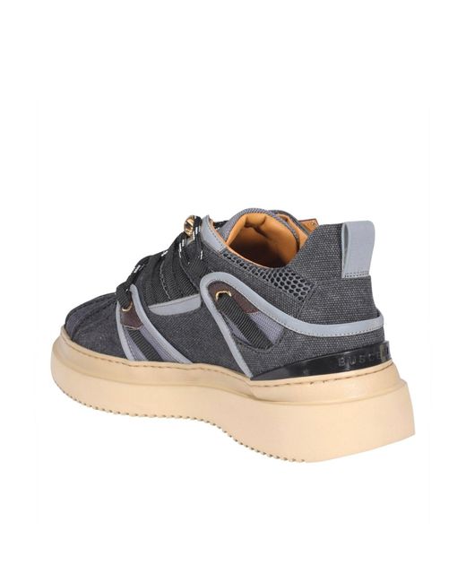 Buscemi Blue Fabric Sneakers for men