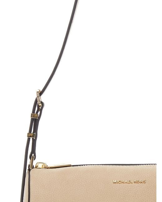 MICHAEL Michael Kors Natural Shoulder Bag Izzy Leather Cow