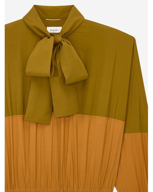 Saint Laurent Yellow Shirt Nylon Jacket