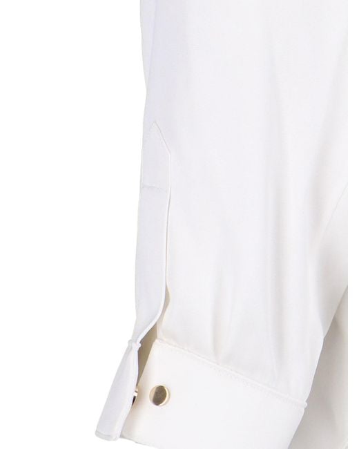 Giorgio Armani White Silk Shirt