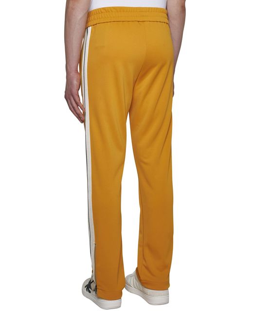 Palm Angels Orange Trousers for men