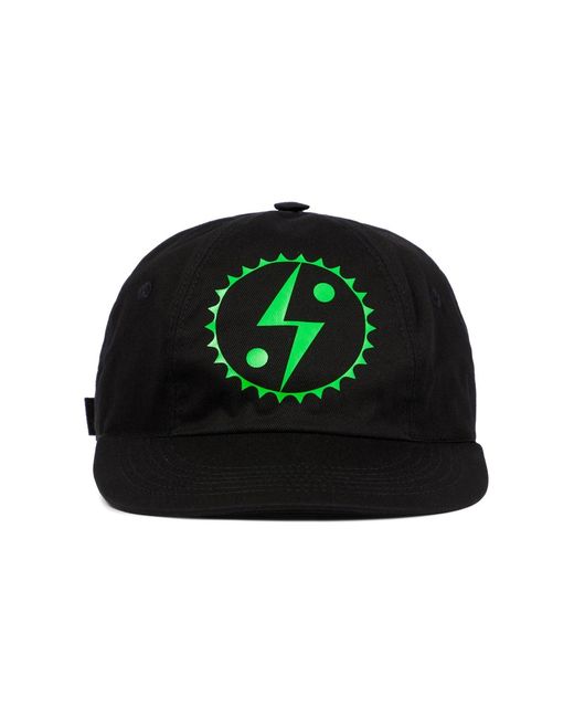 Stella McCartney Green Logo Cotton Canvas Cap
