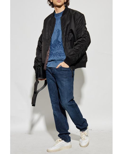 DIESEL Blue Sweater K-Fenicol for men