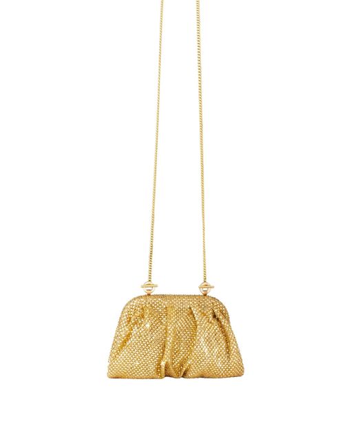 Benedetta Bruzziches Metallic Clutch Venus La Petite Bags