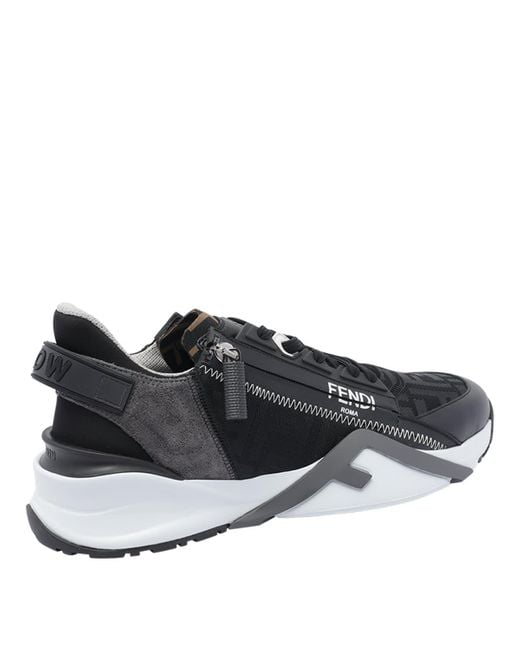 Fendi Black Flow Sneakers for men