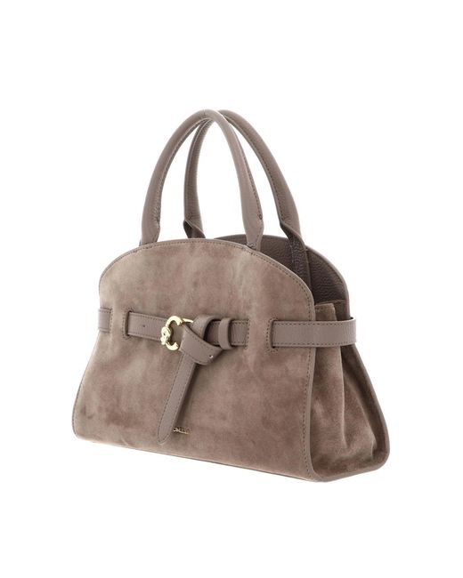 Coccinelle Brown Handbag Sabine Suede Warm Ta Ta/Warm Handbags