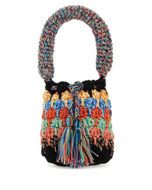 Alanui White Crochet Handbag