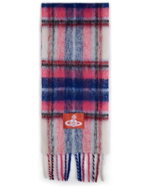 Vivienne Westwood White Scarf Alpaca Wool