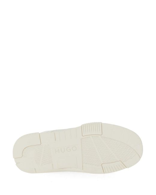 HUGO White Trainers Yarrow Polyester for men