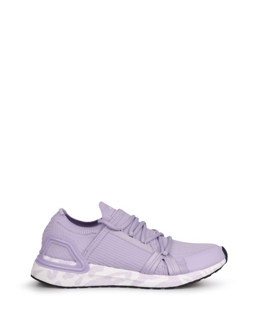 Adidas By Stella McCartney Purple Panelled Lace-Up Sneakers
