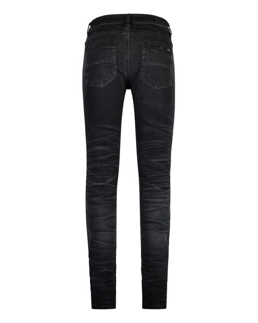 Amiri Black Stack Skinny Jeans for men