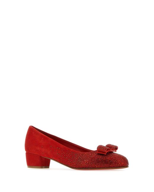 Ferragamo Red Heeled Shoes