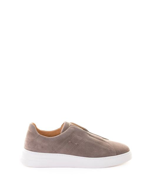 Henderson Brown Sneakers Suede for men
