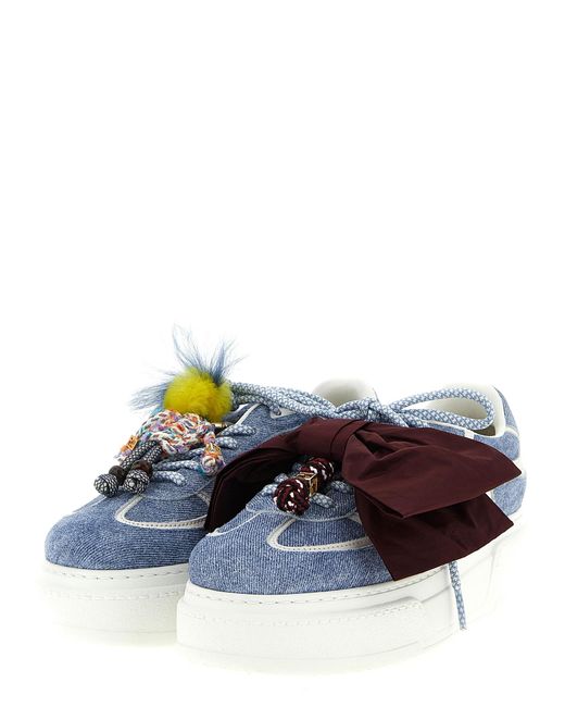 Fendi Blue Match Sneakers