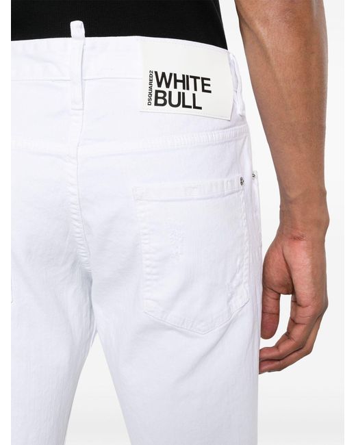 DSquared² White Jeans for men