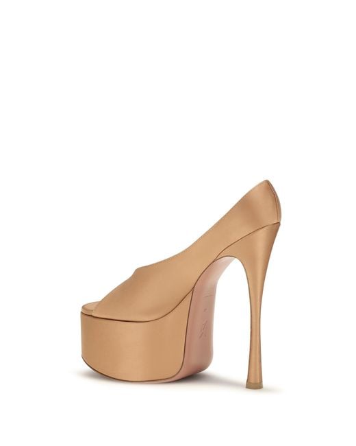 AMINA MUADDI Natural Anok Maxi Pumps