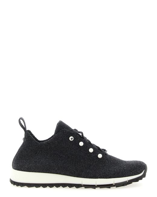Jimmy Choo Black Veles Sneakers