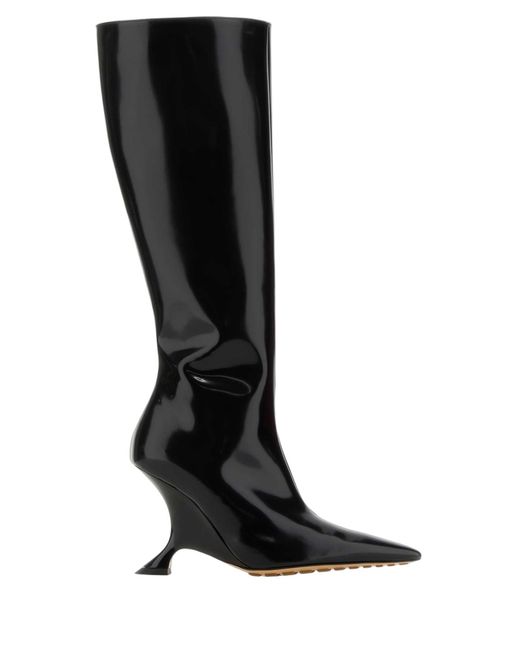 Bottega Veneta Black Bottega Veneta Sculptural Wedge Heel Boot