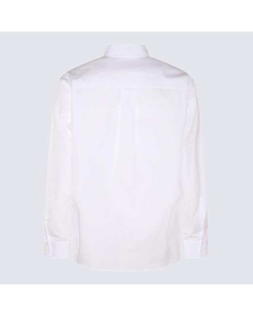 DSquared² White And Black Cotton Shirt for men