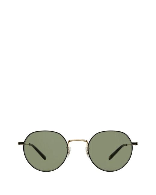 Garrett Leight Robson Sun Gold Black Sunglasses In Metallic Lyst