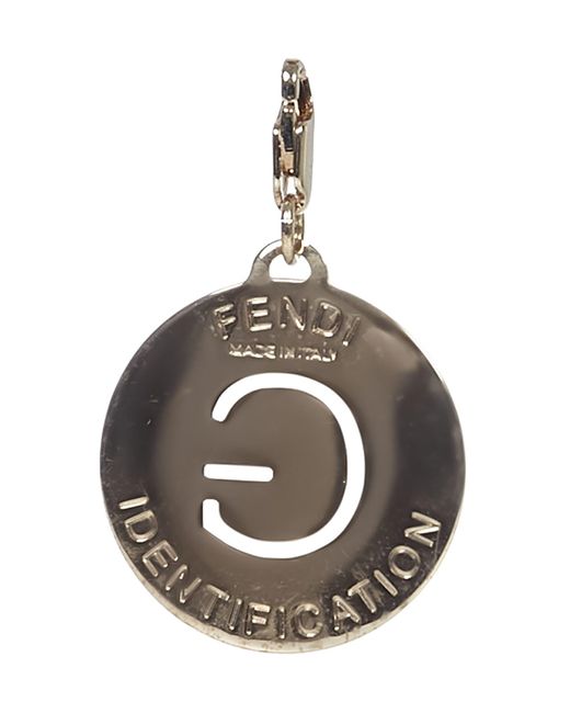 Fendi Metallic Identification Medallions