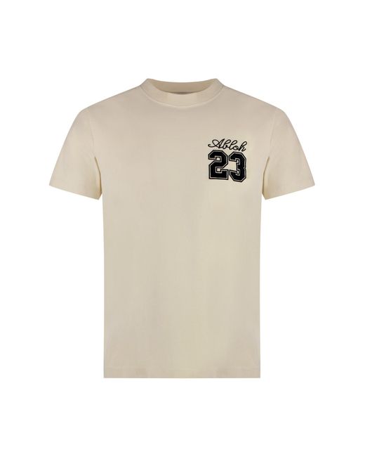 Off-White c/o Virgil Abloh White Cotton Crew-Neck T-Shirt for men